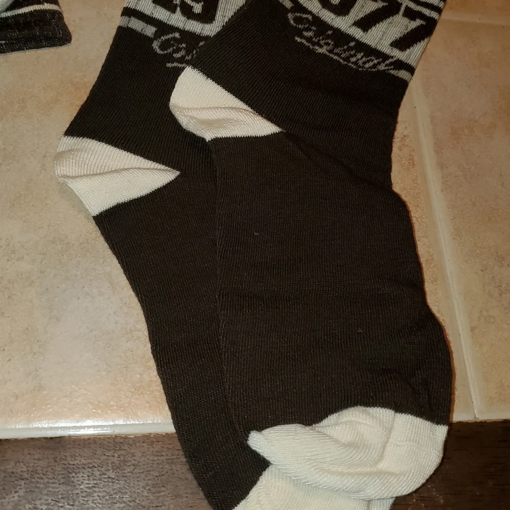 Men's Retro socks Cream and Brown Socks Set
